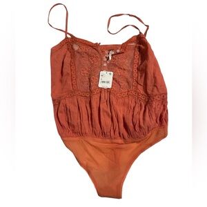 Free People-Still The One Lace Trip Top